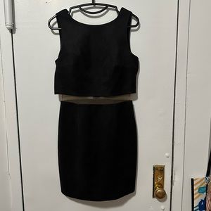 Black Suede Mini Dress